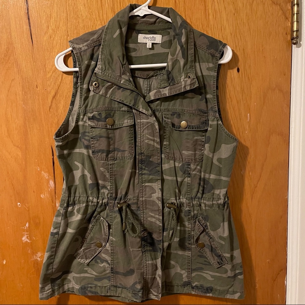 Charolette Russe camo vest